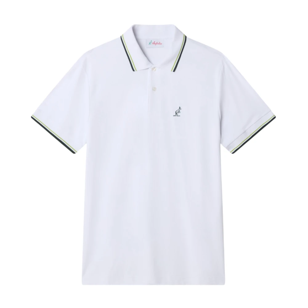 Australian White Polo Shirts, Male, L, Polo Shirt