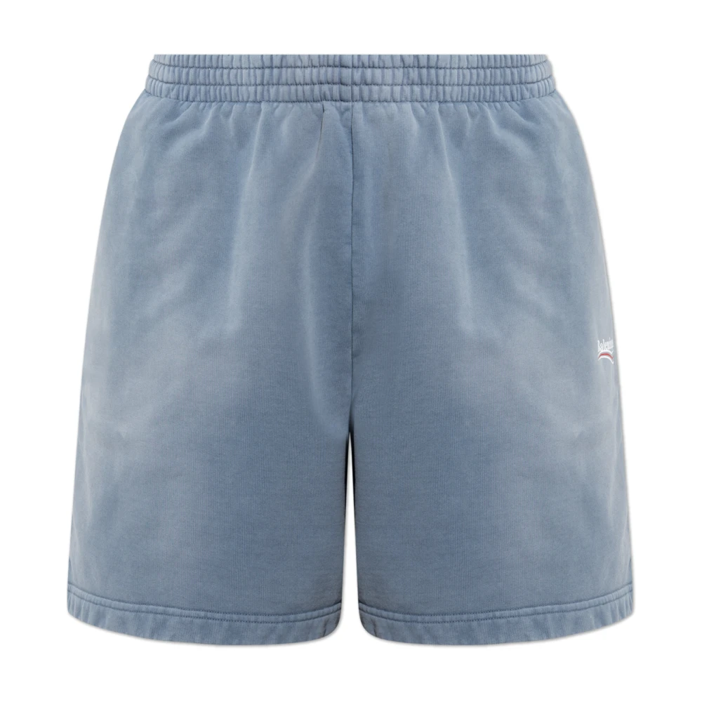 Balenciaga Zweetshorts Blue Heren