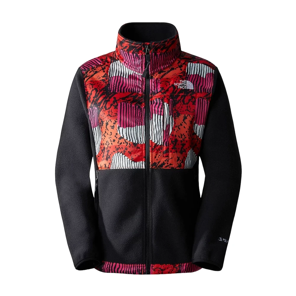 The North Face Denali Fleece Jas Vrouwen Fieryredayp Nero Multicolor Dames