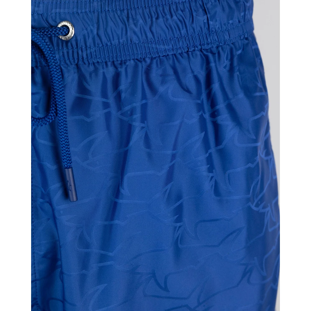 PAUL & SHARK Blauwe Zee Kleding Elastische Taille Polyester Blue Heren