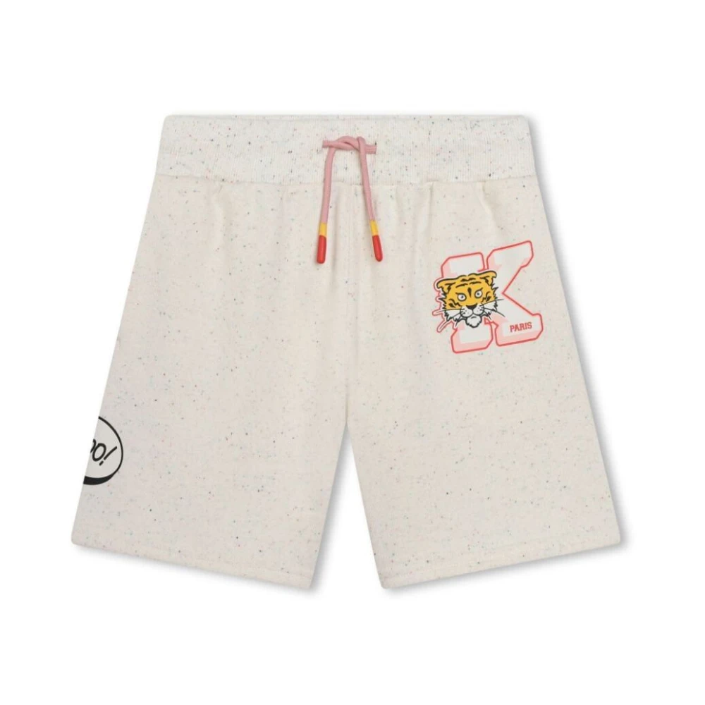 Kenzo Flätade Shorts för Pojkar Beige, Pojke