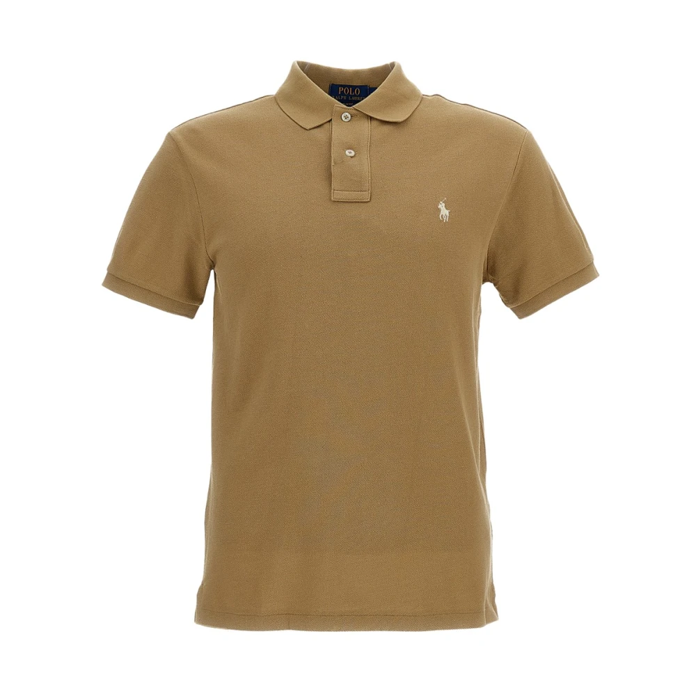 Polo Ralph Lauren Beige Mac Piqué Cotton Polo