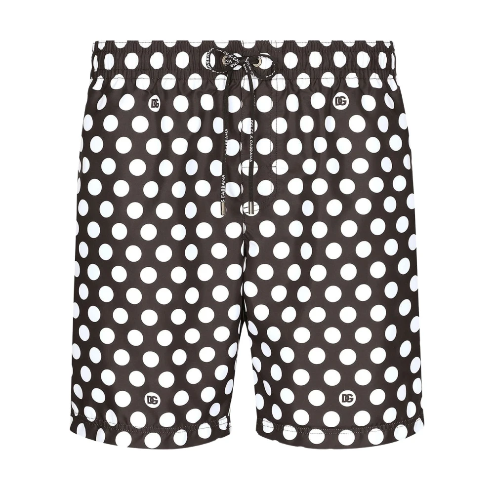Dolce & Gabbana Men's Black Beachwear,, Swim Trunks Small