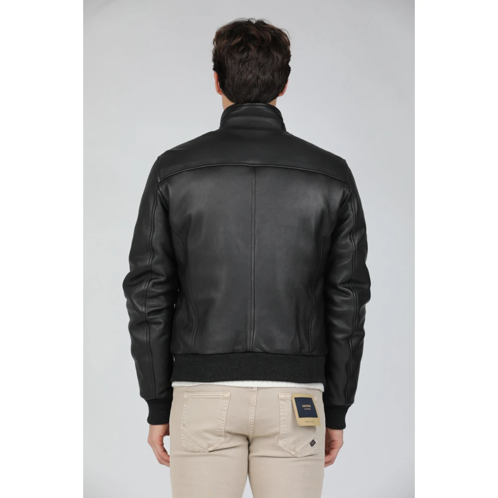 Stewart Grijze Wolk-Omega Lam Donsjas Black Heren