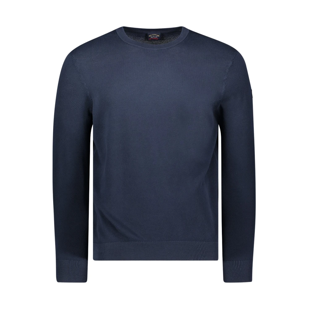 PAUL & SHARK Gebreide truien met ronde hals Blue Heren