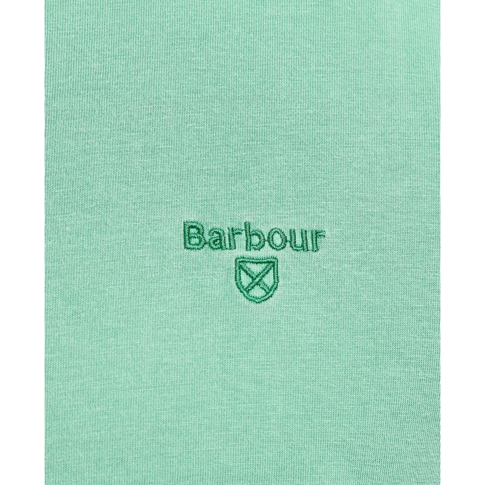 Barbour Garment Dyed T-Shirt in Turf Green Heren