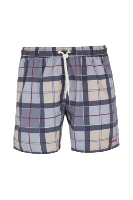 Tartan Badshorts med Justerbar Midja
