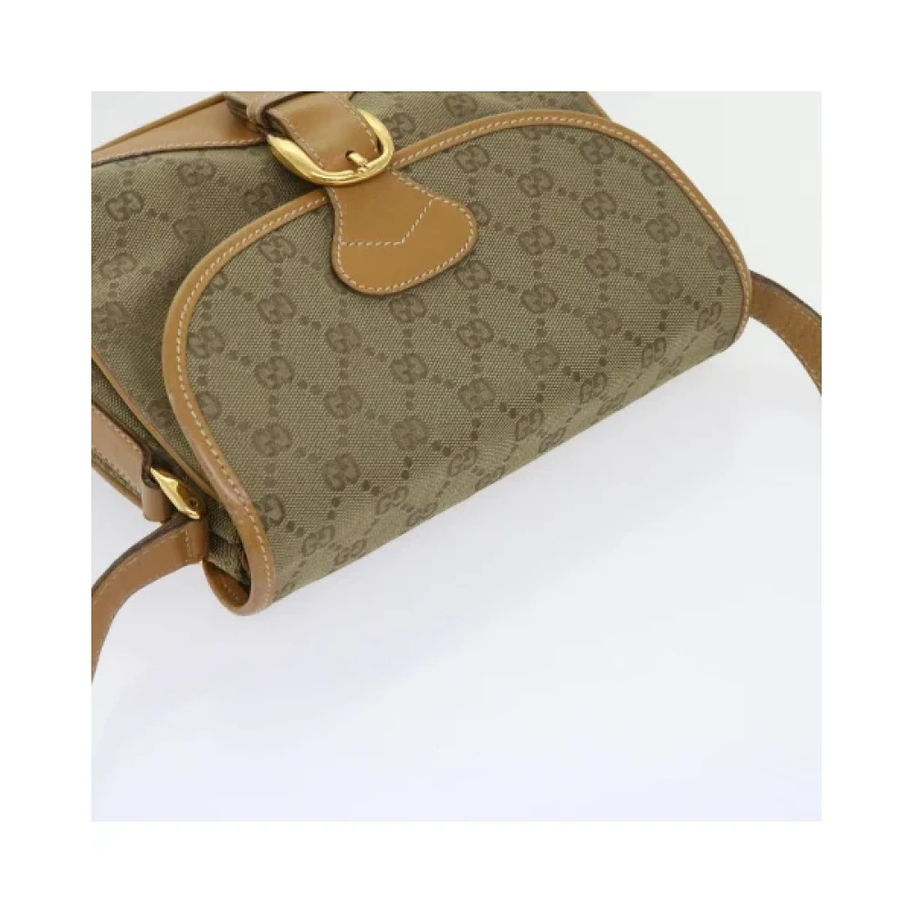 Gucci Vintage Pre-owned Canvas gucci-bags Green Dames