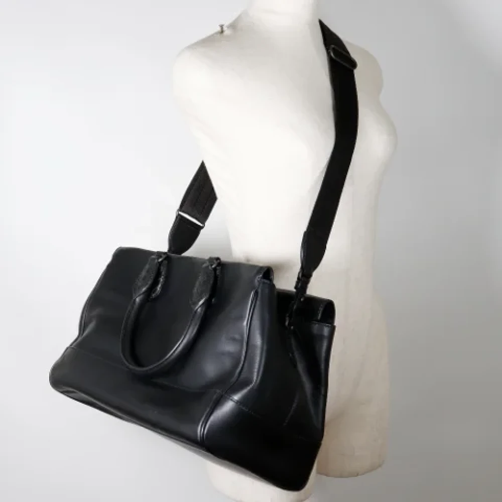 Bottega Veneta Vintage Pre-owned Leather handbags Black Dames