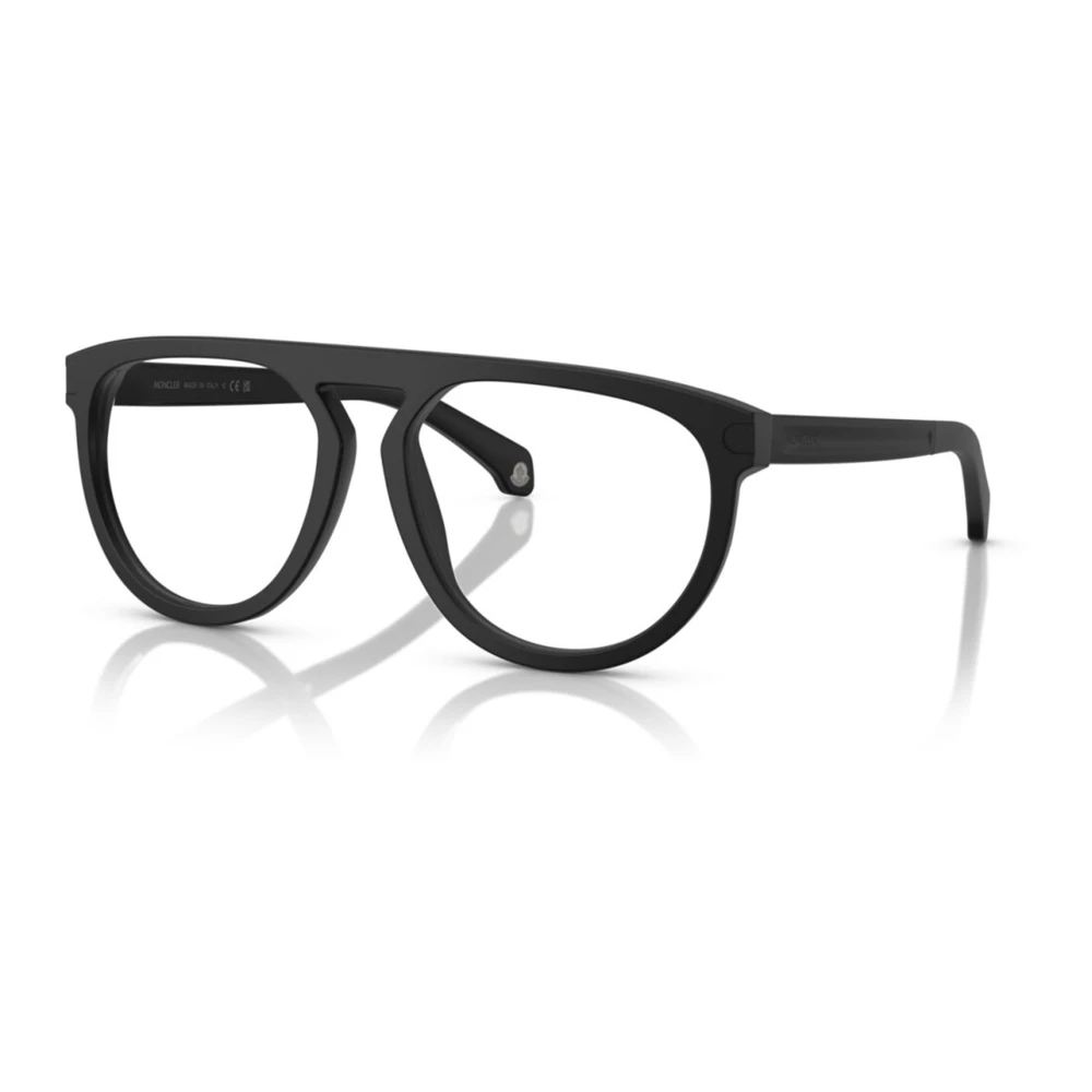 Moncler Unisex Black Glasses, 55 Mm, Eyewear Frames