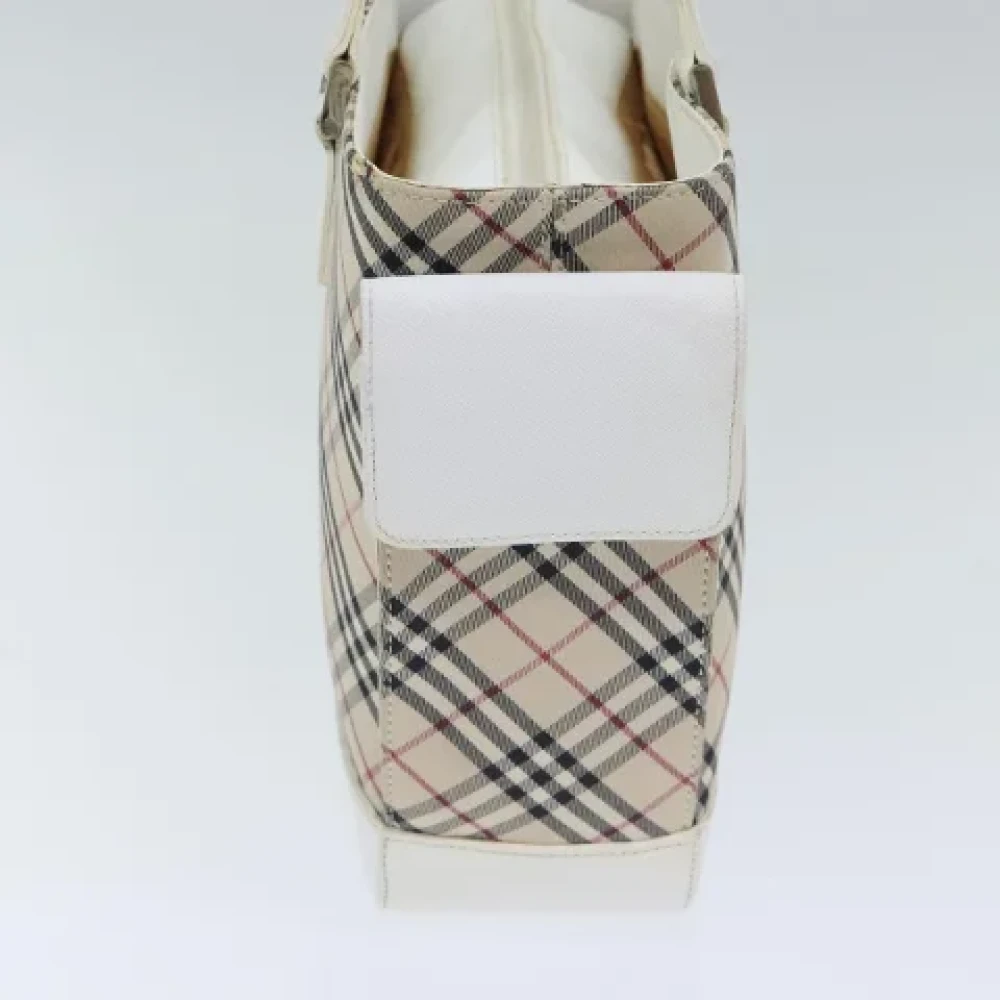 Burberry Vintage Pre-owned Canvas handbags Beige Dames