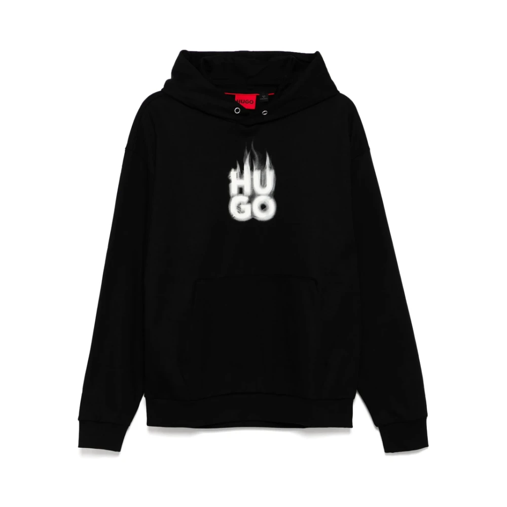 Hugo Boss Klassieke Zwarte Hoodie Black Heren