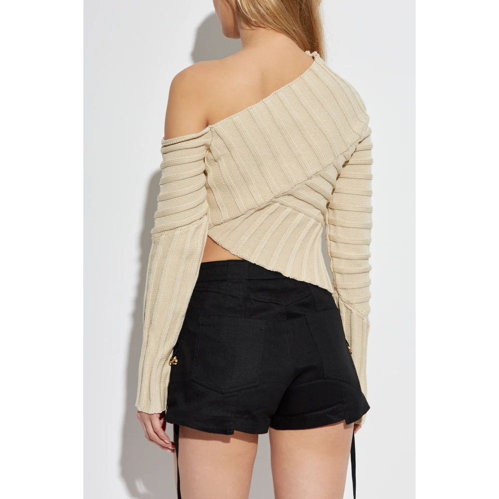 Cult Gaia Top Jaidan Beige Dames