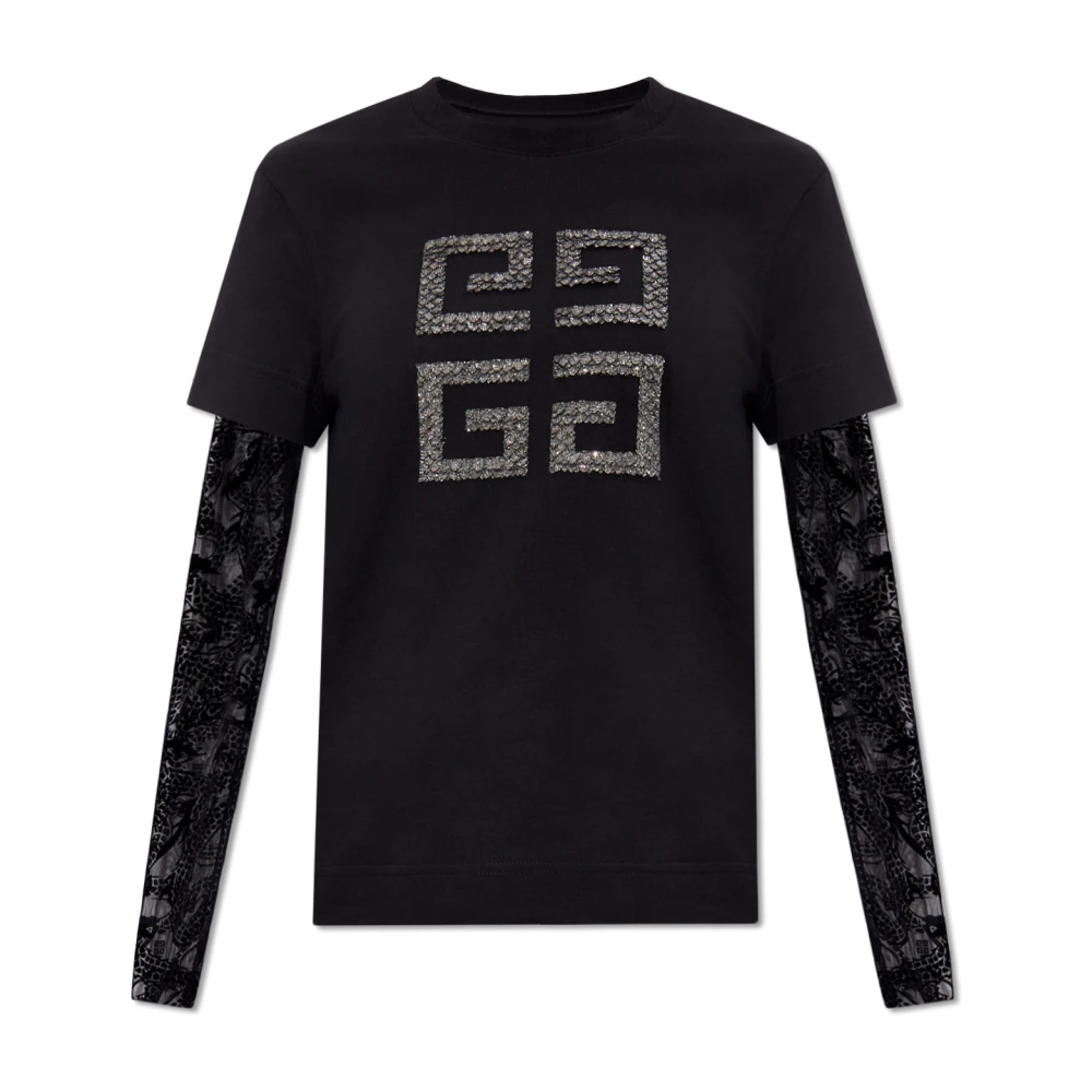 Givenchy Top with logo Black Dames