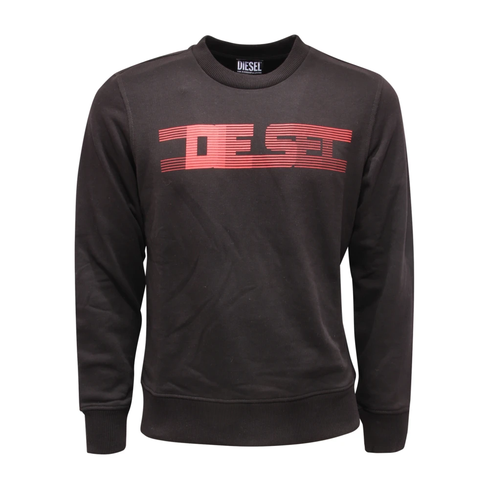 Diesel Men's Black Sweatshirts, Xs, 9662Ap Felpa Sweatshirt