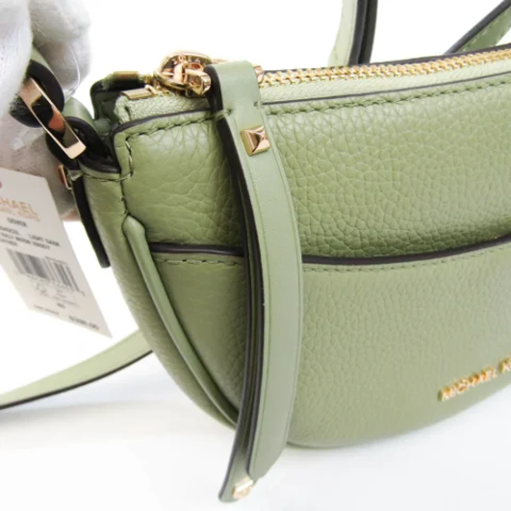 Michael Kors Pre-owned Leather shoulder-bags Green Dames