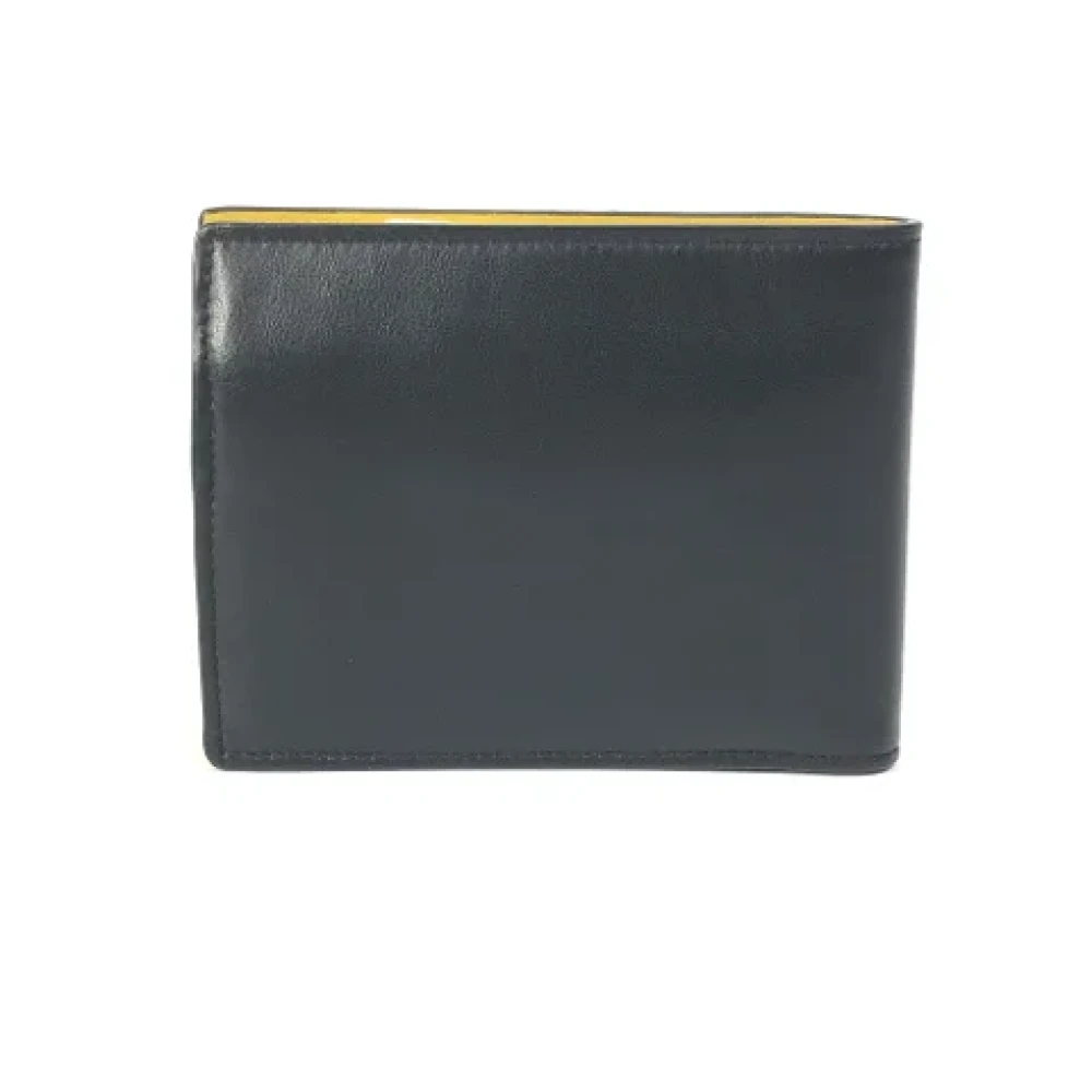 Fendi Vintage Pre-owned Leather wallets Black Heren