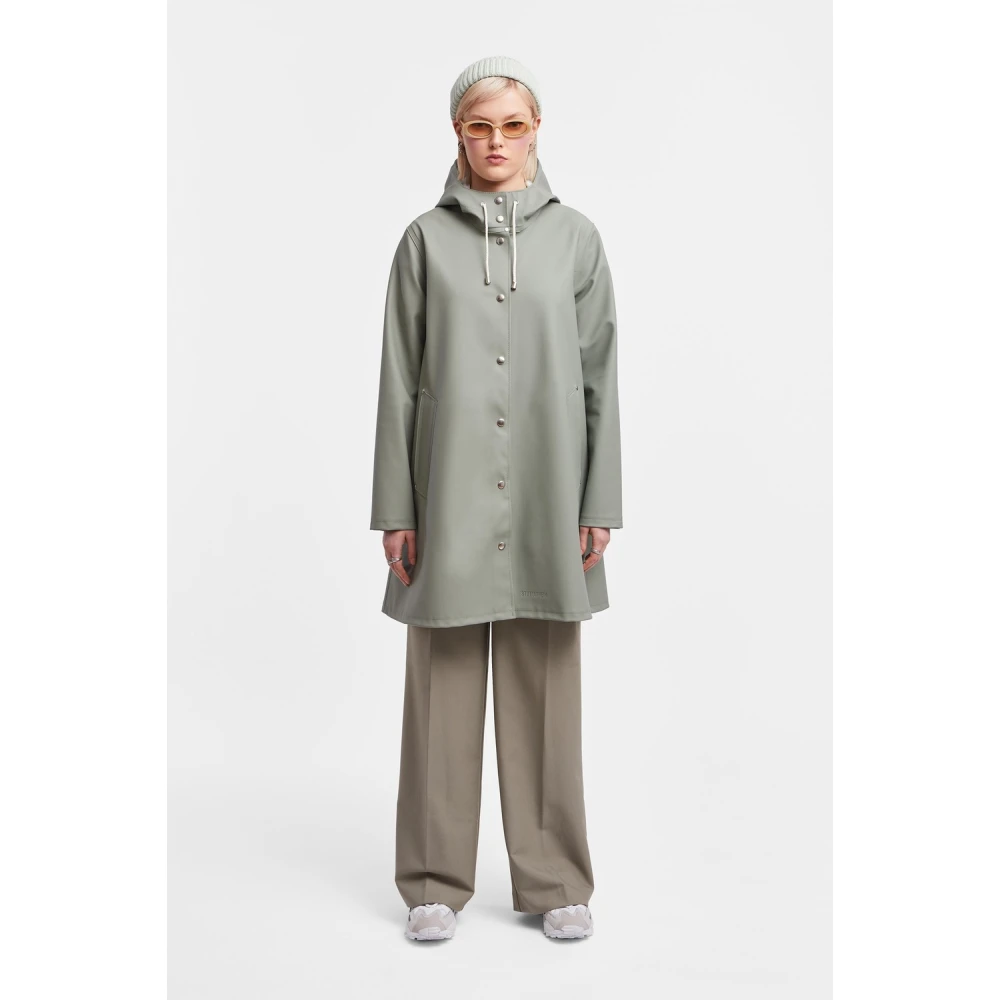 Stutterheim Stockholm Hilltop Raincoat Green Dames