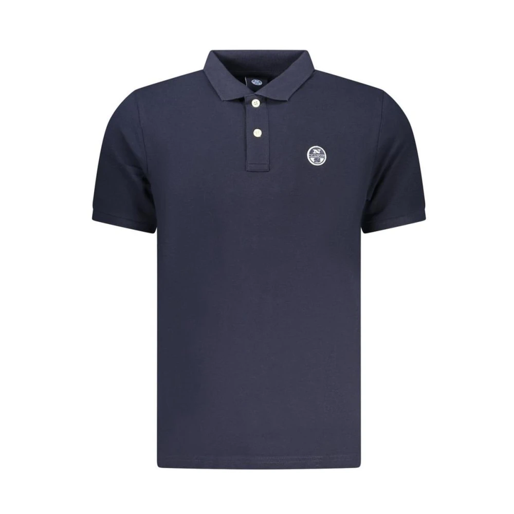 North Sails Blue Cotton Men Polo Shirt - S - Image 2