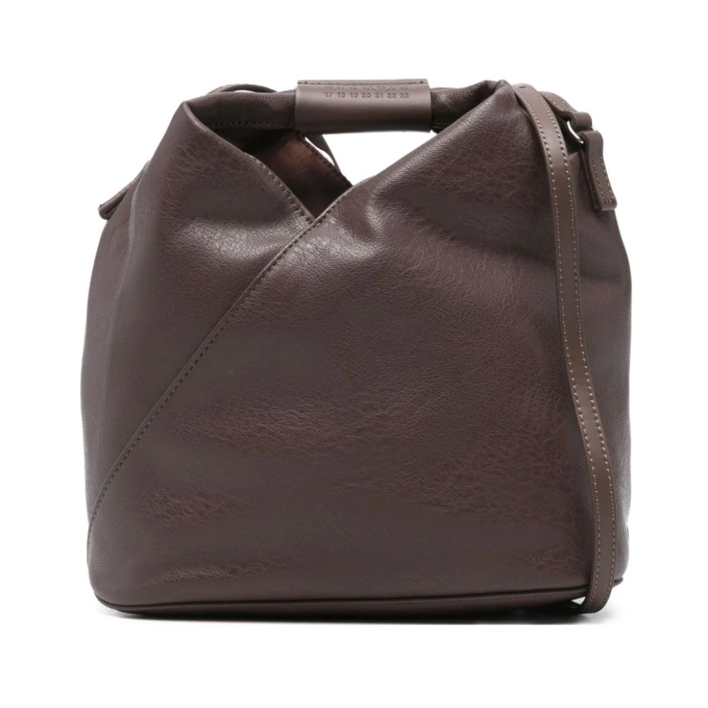 Mm6 Maison Margiela Vrouw Bruin Tassen Dames, One Size, Katoen, Japanse Crossbody Tas