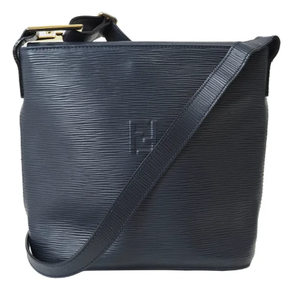 Fendi Vintage Pre-owned Leather fendi-bags Blue Dames