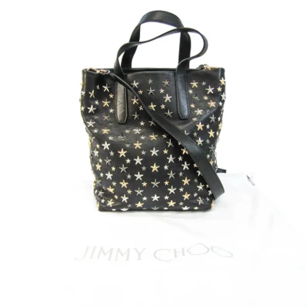 Jimmy Choo Pre-owned Leather handbags Black Dames