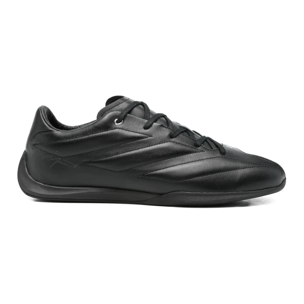 Y-3 Leather Low-Top Sneakers - Sneakers Black Uk - 08 - Immagine 4