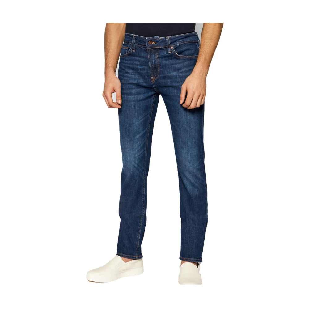 Guess Slim-fit Jeans van Denim Blue Heren