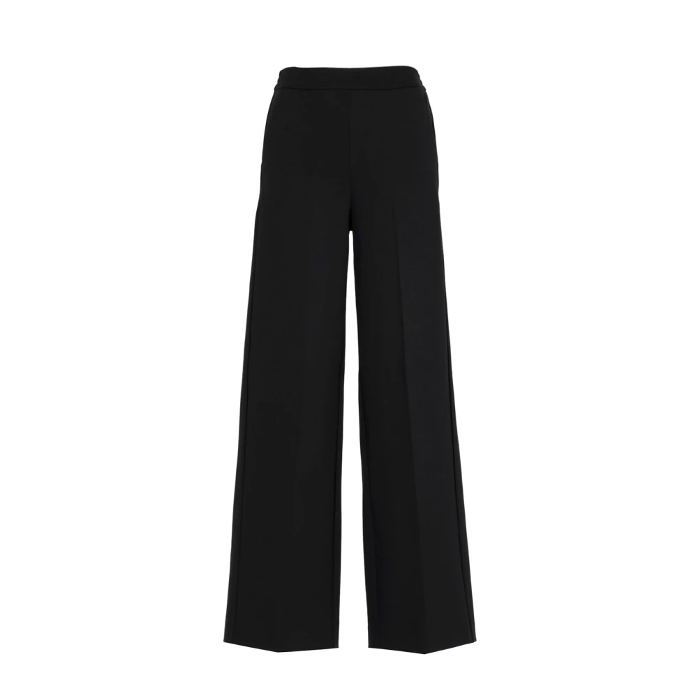 Pennyblack Fluwelen Corduroy Broek met Dubbele Plooien Black Dames