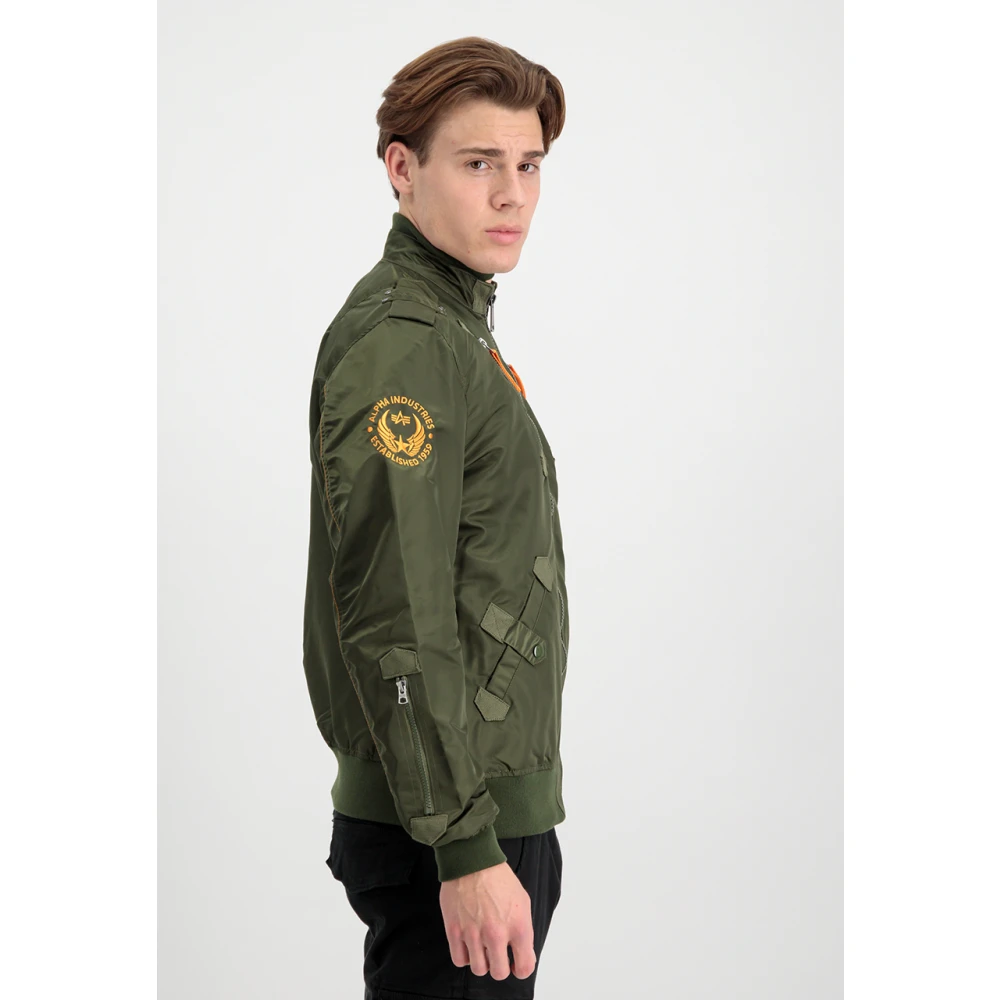 alpha industries Falcon II Donkergroene Vluchtjas Green Heren