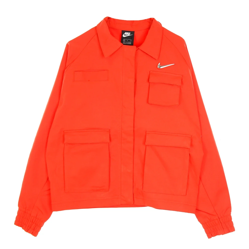 Nike Ljus Crimson Damvävd Jacka Orange, Dam