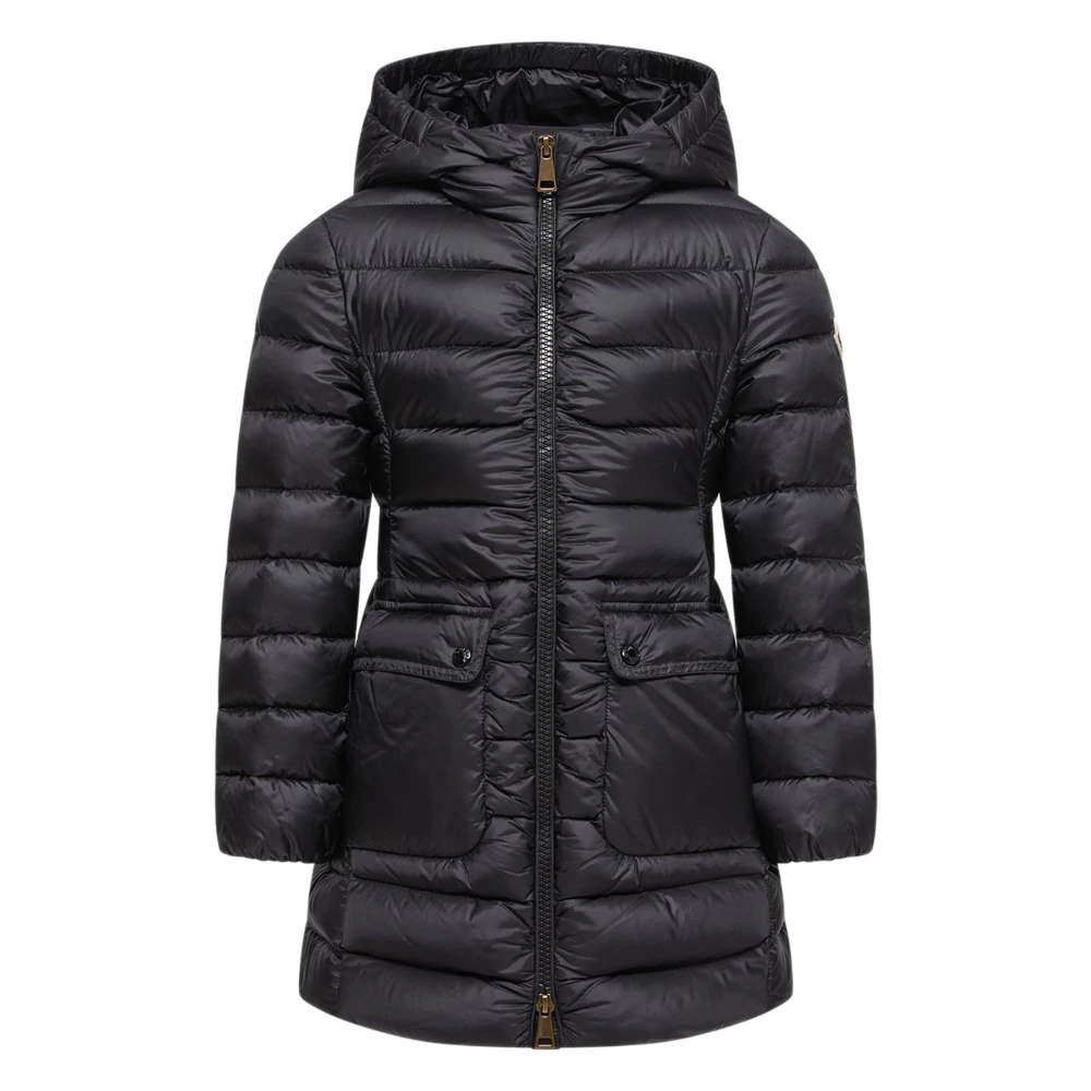 Moncler Boys Black Winter Jackets, 4 Y, Adile Hooded Down Jacket