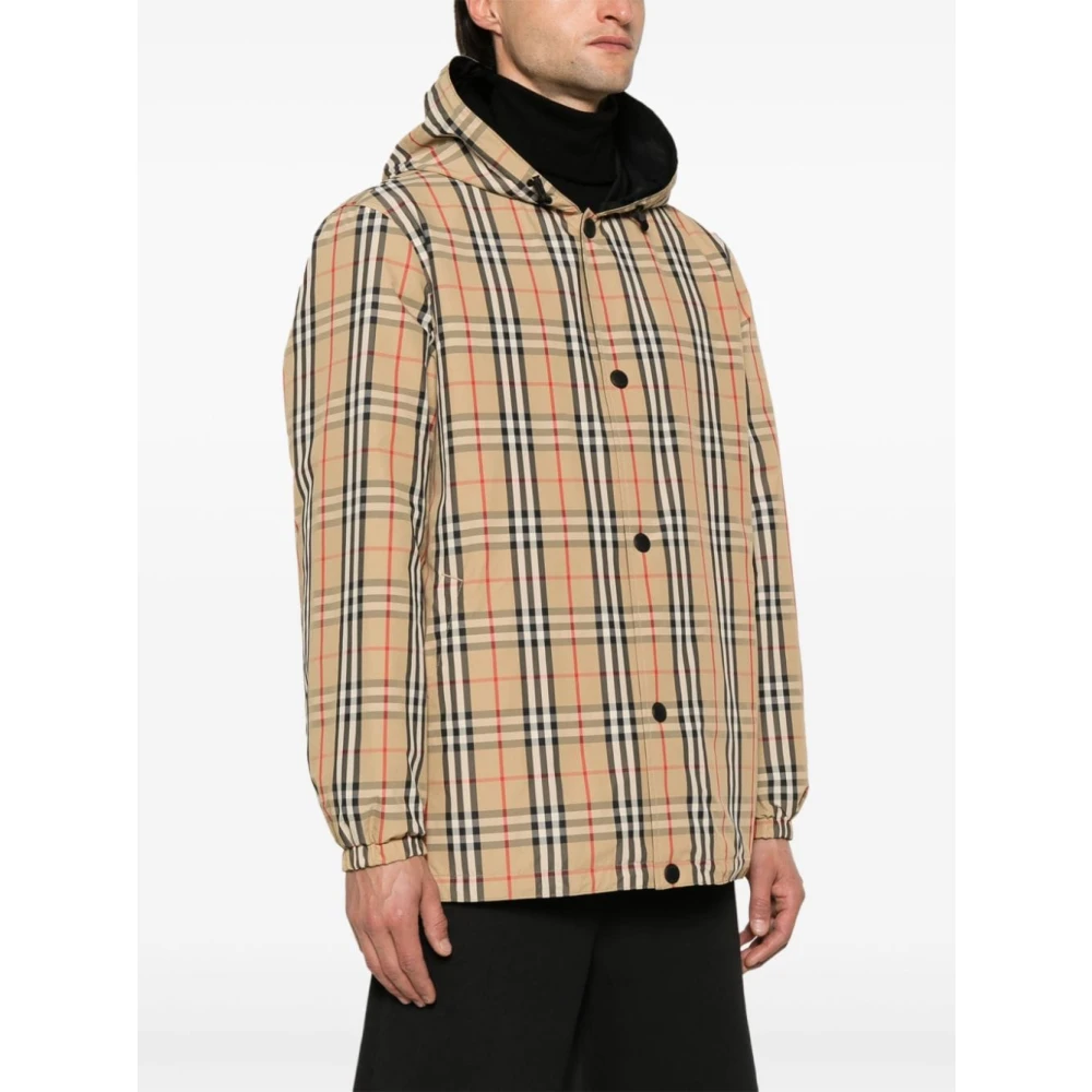 Burberry Beige Licht jack met Vintage Check Beige Heren