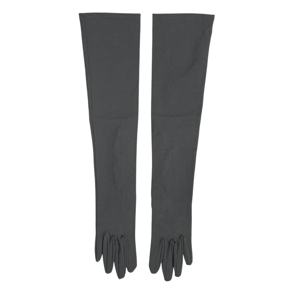 Dolce & Gabbana Men's Gray Elbow Length Mitten