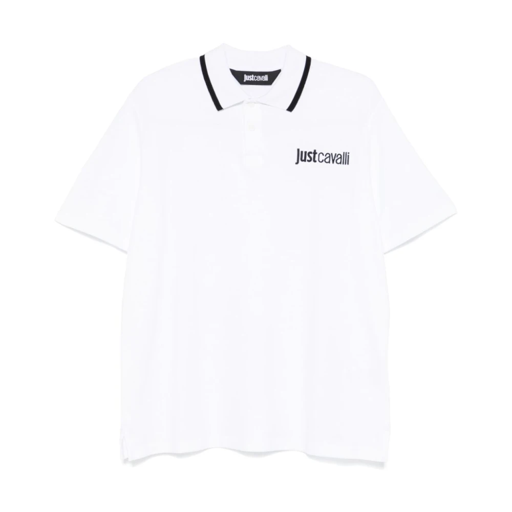 Just Cavalli Witte T-shirts & Polo's voor mannen White Heren