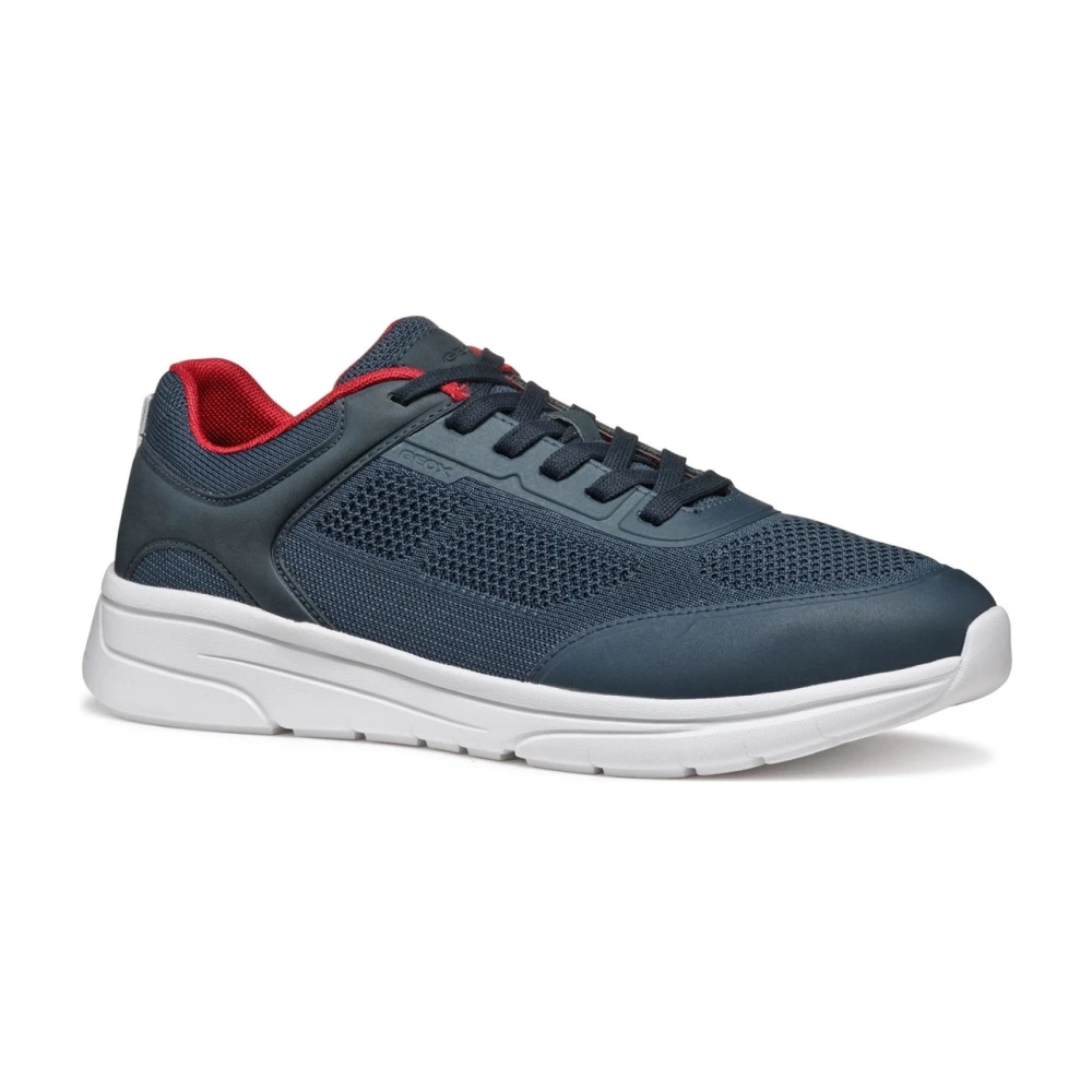 Geox Blauwe Vrijetijdssneakers voor Mannen Heren Schoenen