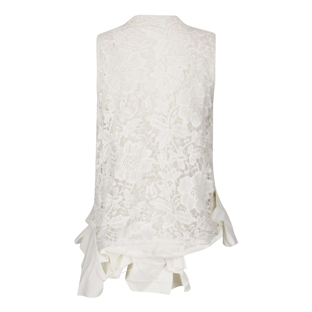 Comme des Garçons Elegante Dames Blouse White Dames