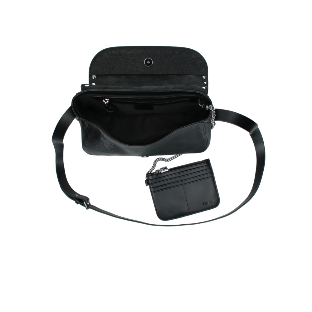 Rebelle Stijlvolle Crossbody Tas Loulou Dollaro Black Dames