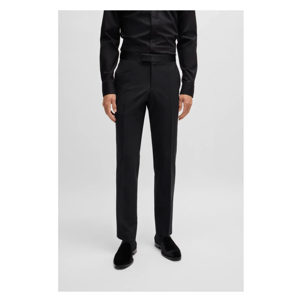 Hugo Boss Zwarte Casual Broek Black Heren