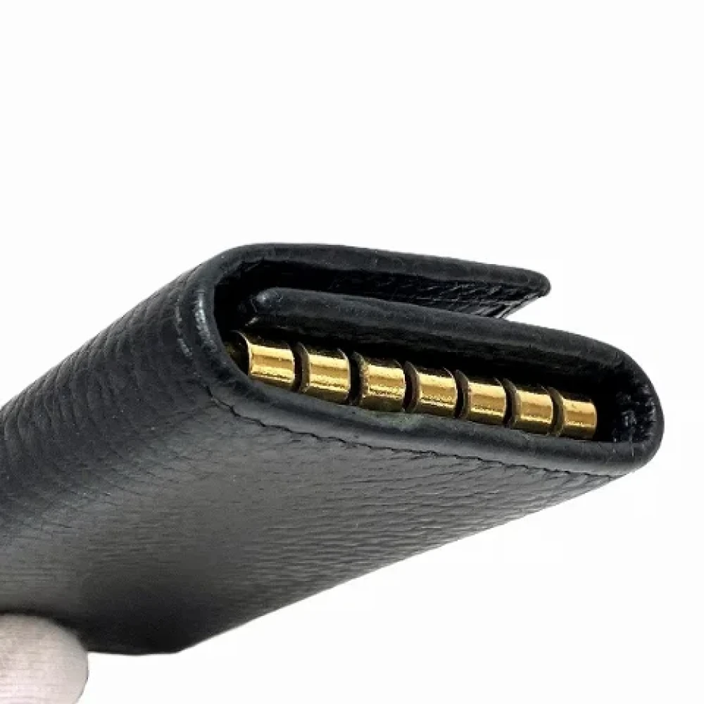 Gucci Vintage Pre-owned Leather key-holders Black Dames