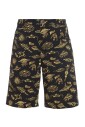 spaceship-print-stretch-shorts
