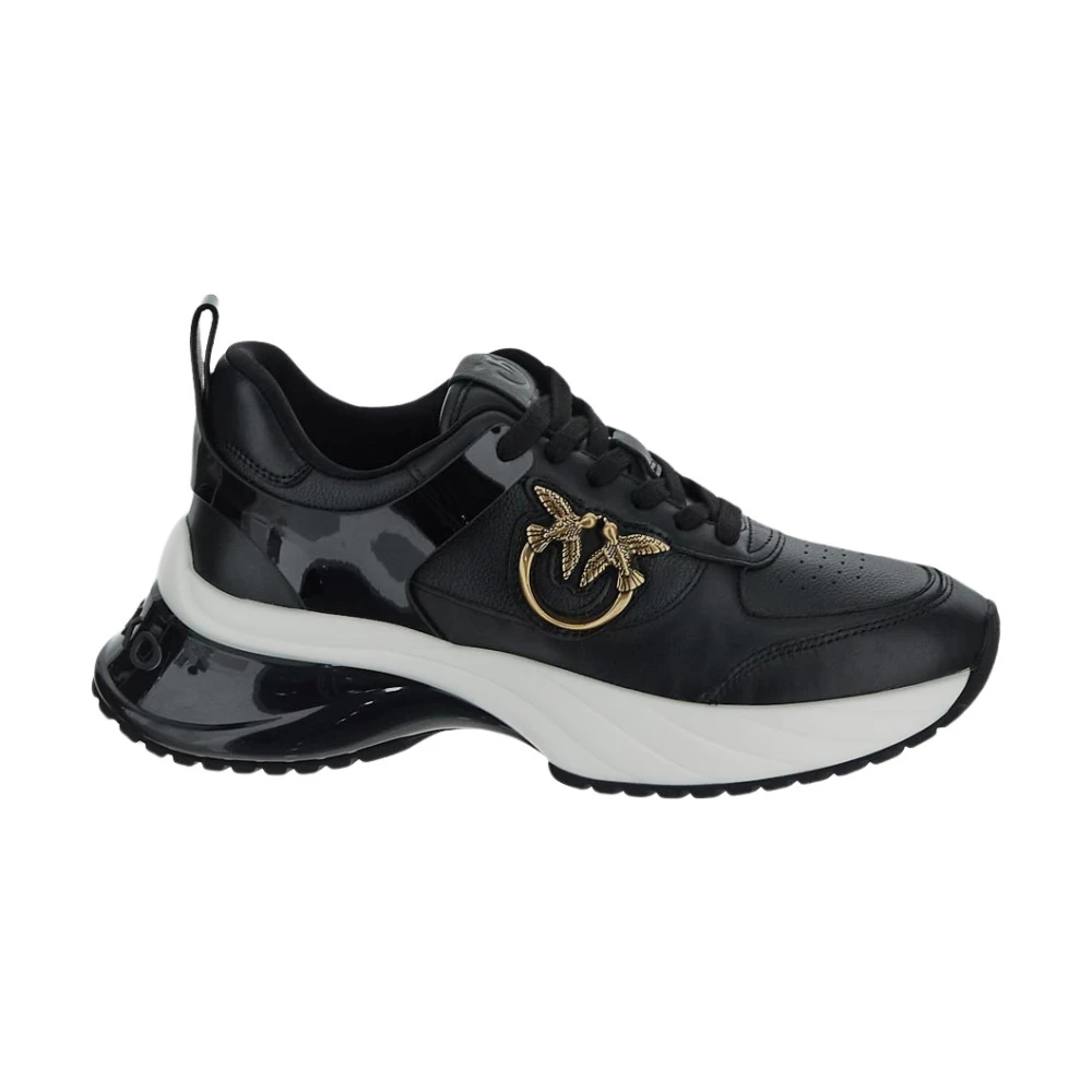 Pinko Women's Black Sneakers, 8 Uk, Ariel Trainers - Rubber Sole