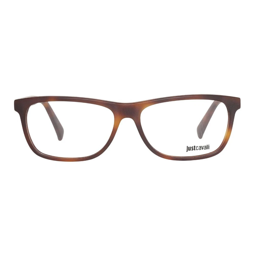 Just Cavalli Bruine Plastic Unisex Wijzerplaat Frames Brown Unisex