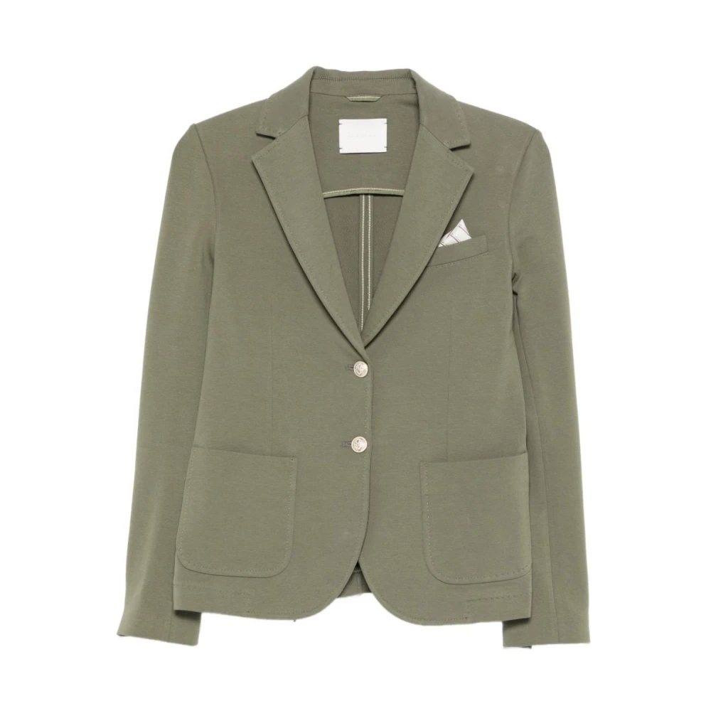 Circolo 1901 Women's Green Blazers, S, Blazer Jacket