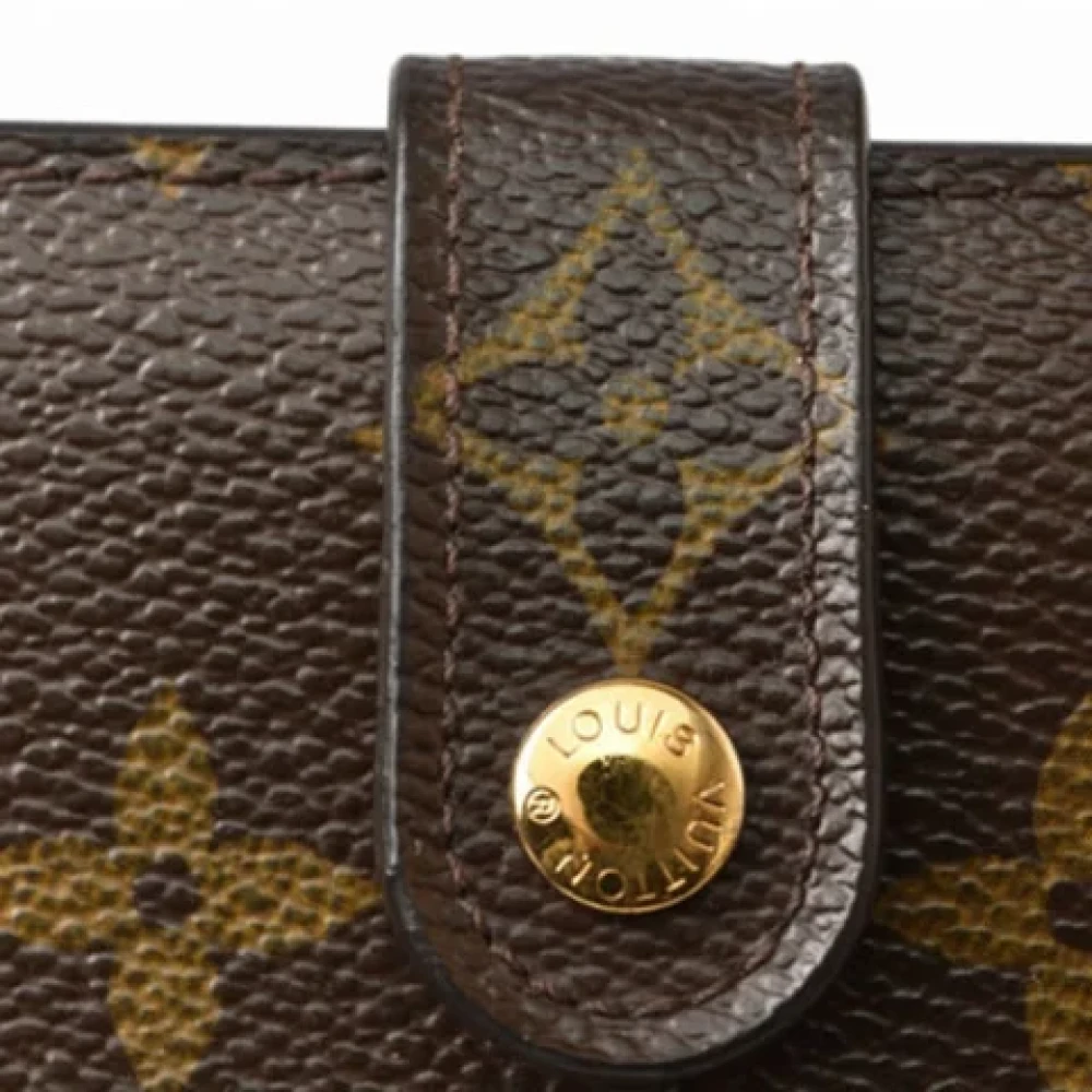 Louis Vuitton Vintage Pre-owned Canvas wallets Brown Dames