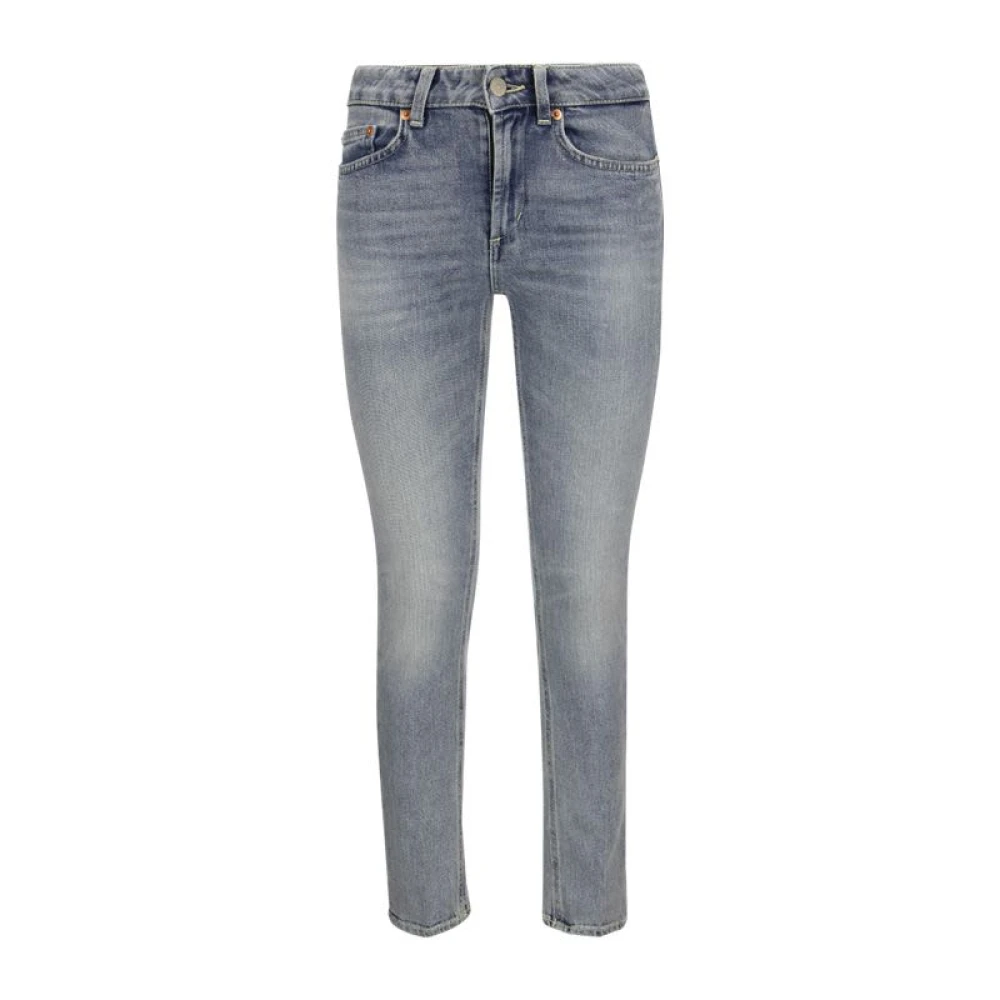 Dondup Skinny Fit Jeans voor modebewuste vrouwen Blue Dames