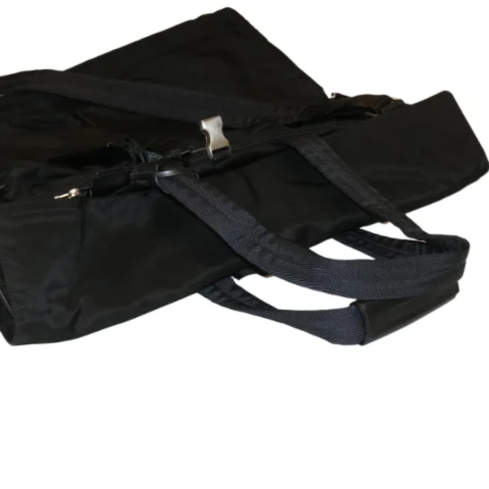 Prada Vintage Pre-owned Nylon travel-bags Black Dames