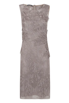 Boho Foliage Midi Klänning