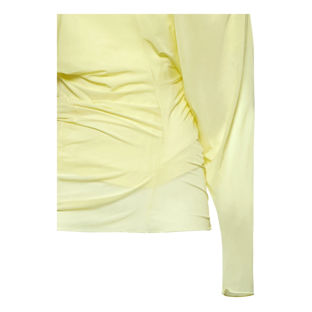 Dries Van Noten Stijlvolle Top voor Vrouwen Yellow Dames
