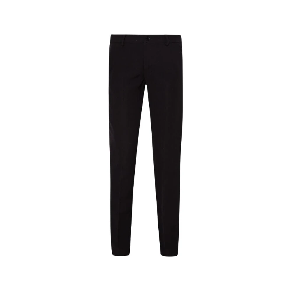 Liu Jo Stretch Chino Broek Rechte Pijp Black Dames